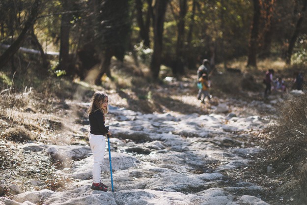 backpacking with kids camping game ideas - scavenger hunt