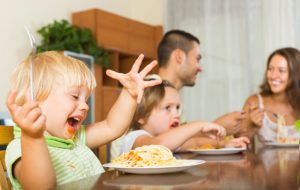 family-friendly seafood - kid eating