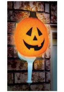 Halloween Decorations 2019 - Sparkling Pumpkin Porch Light Cover