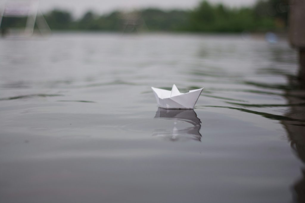 paper boat race rainy outdoor activities