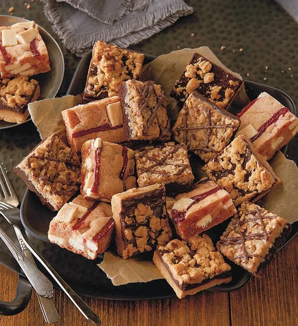 tailgate food ideas brownie assortment desserts