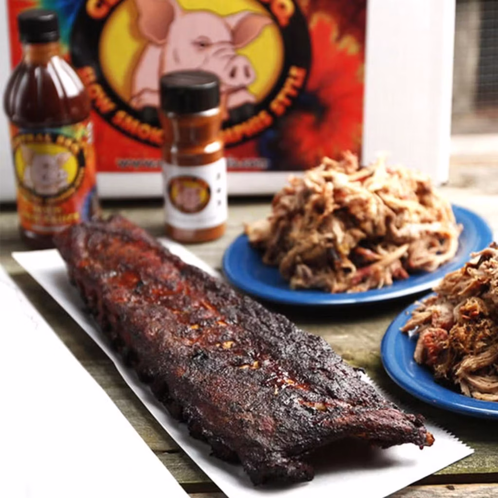 Ribs & Pulled Pork Dinner tailgate food ideas