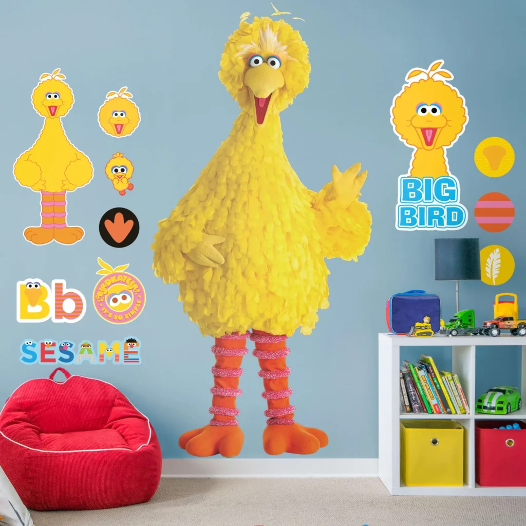Sesame Street RealBig Collection kids room wall decor ideas