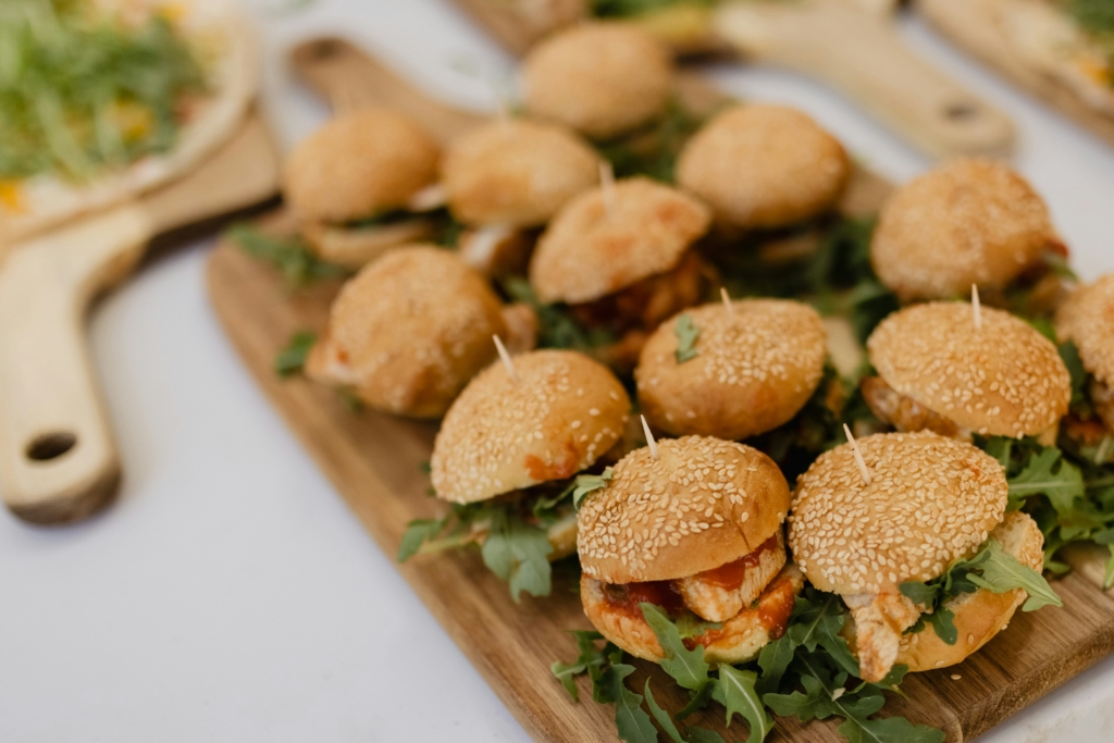 bbq chicken sliders high protein game day snacks