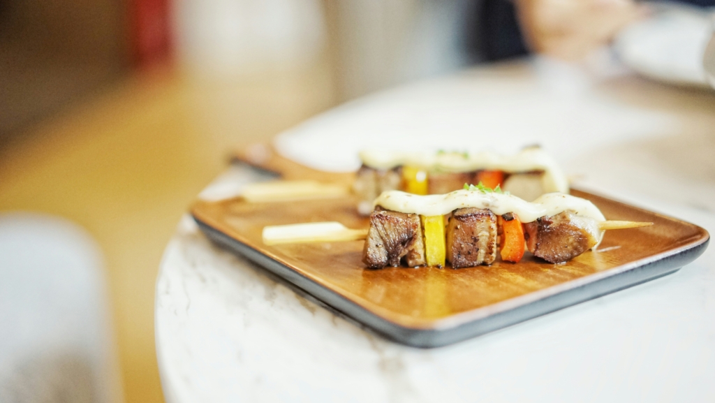 steak and veggie kekabs skewers high protein game day snacks