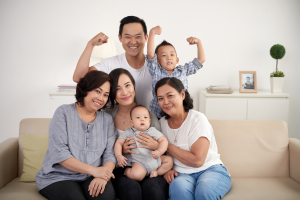 personalized gifts for dads - family portrait