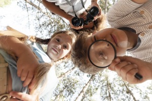 Kids camping toys - family multi-day hike plan
