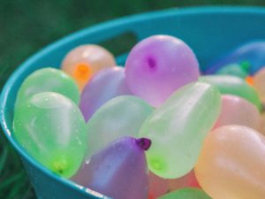 water balloons - fun outdoor games