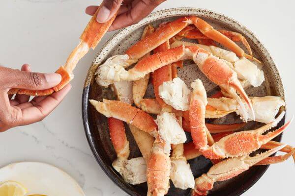 meat for labor day - snow crab