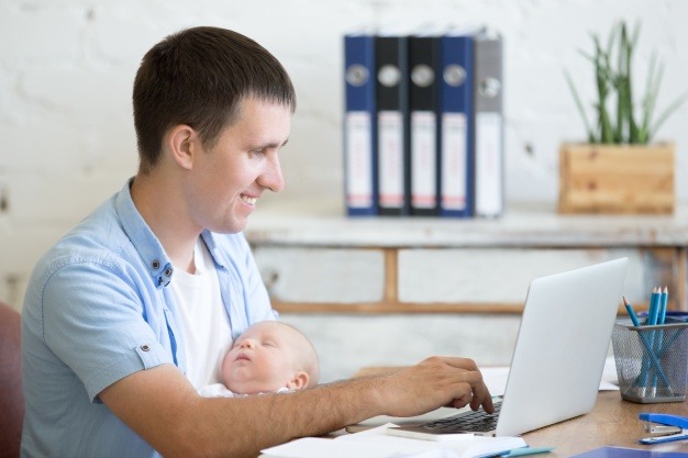 baby dad working from home doing taxes new baby tax benefits 2026