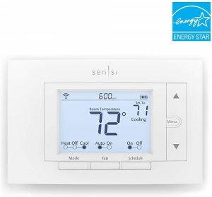 Best Thermostats on The Market for Different Price Ranges - Emerson Sensi Wi-Fi Smart Thermostat for Smart Home, DIY Version, Works With Alexa, Energy Star Certified