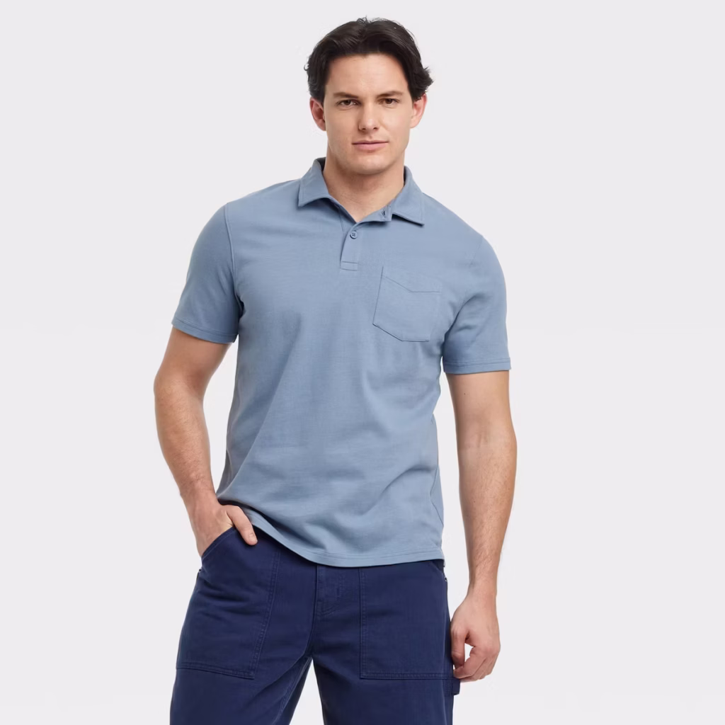  Men's Summer Outdoor Outfits Men's Vintage Polo Shirt - Goodfellow & Co™ 