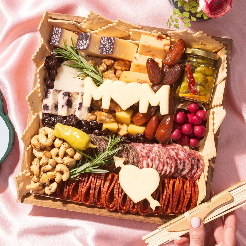 charcuterie board mother's day gift baskets