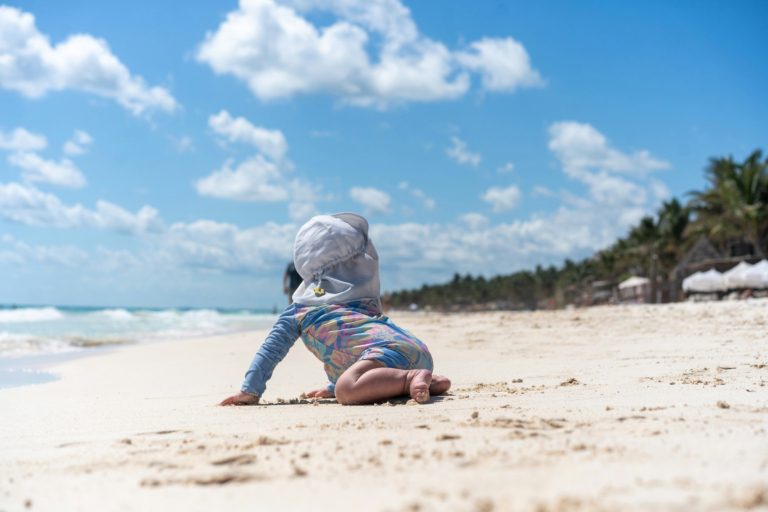 baby on the beach what to pack for a beach vacation with a baby