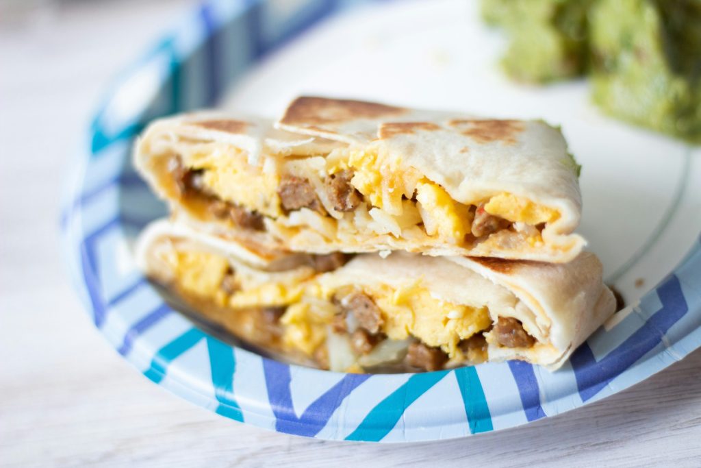 breakfast burritos camping meals for families