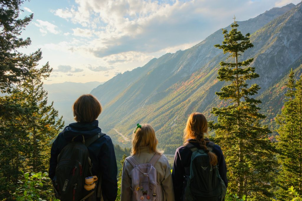 kids hiking trail