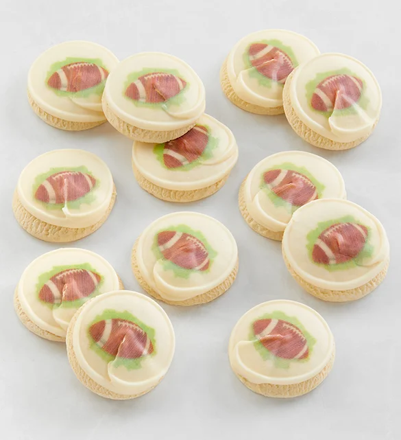 Football Cookie Gift Box football watch party food ideas