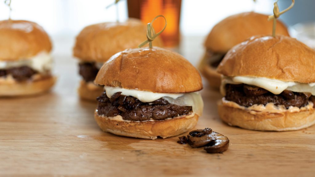 Philly Cheeseburger Sliders football watch party food ideas