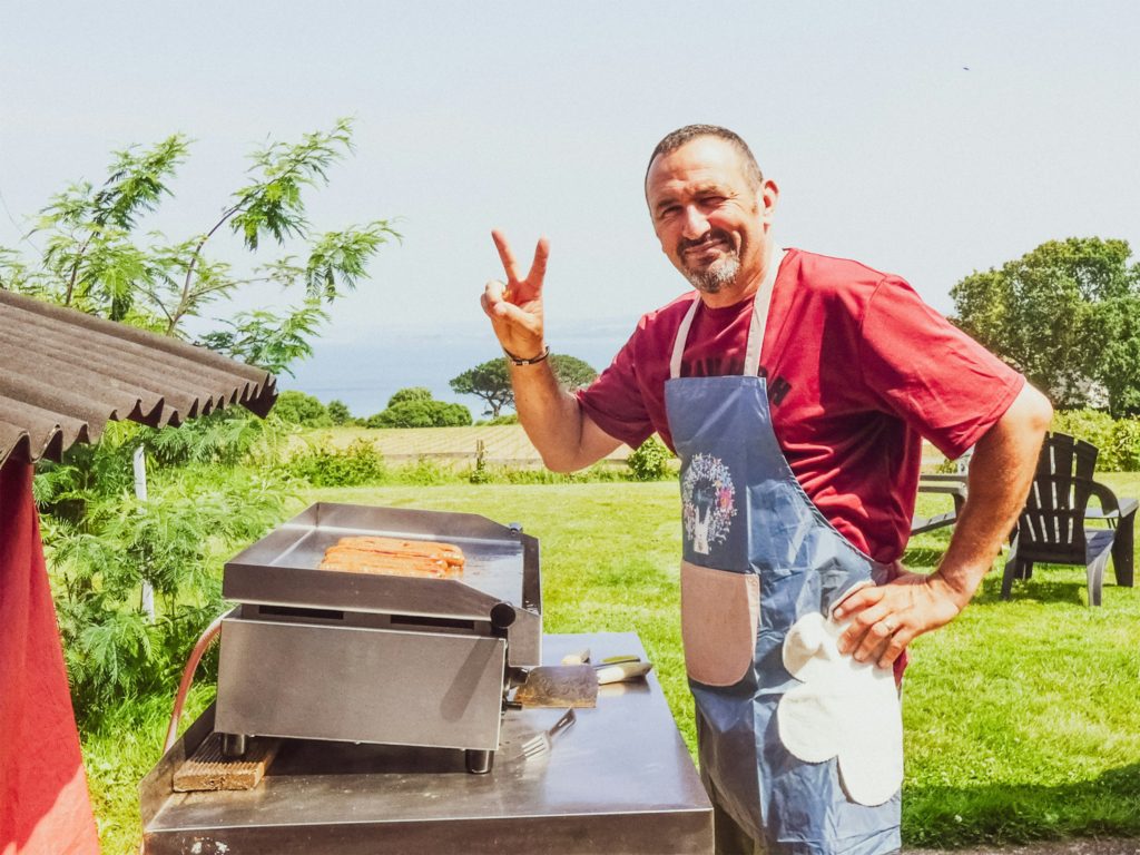 man grilling barbecue grill labor day bbq ideas