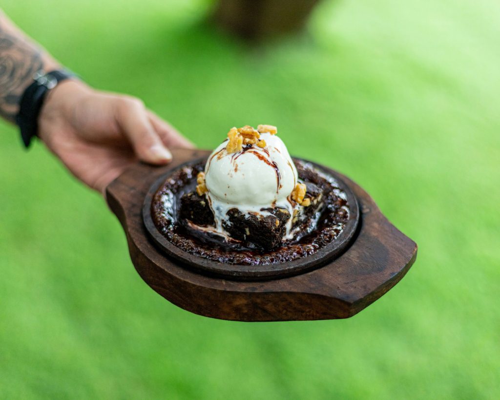 grilled dessert