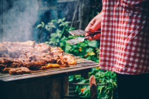 labor day bbq ideas man grilling outside grill barbecue