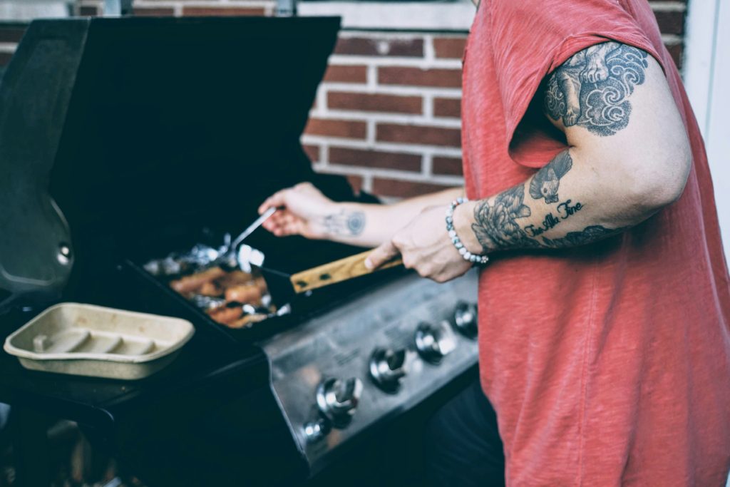 man grilling bbq labor day bbq ideas barbecue