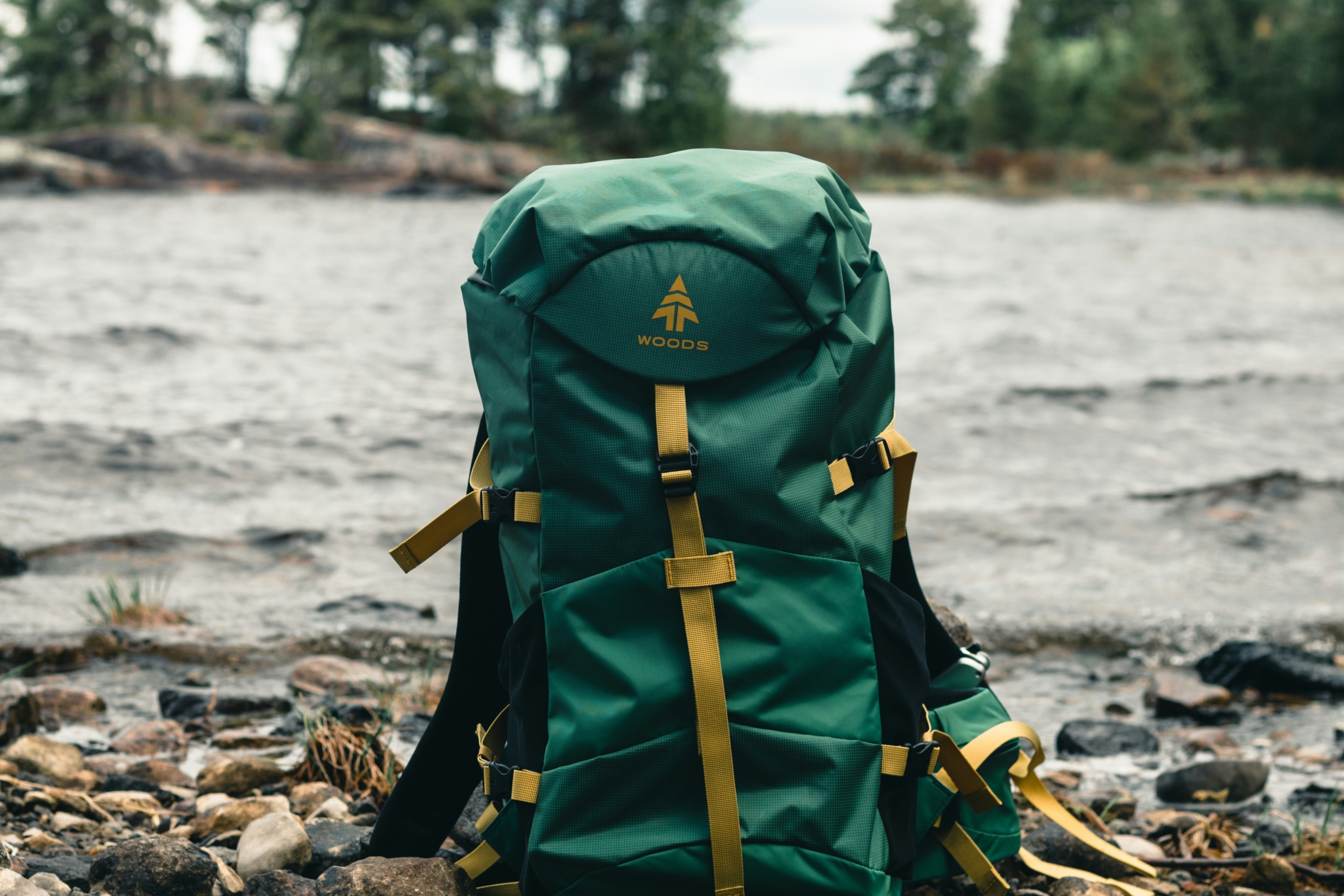 fall outdoor gear backpack hiking camping