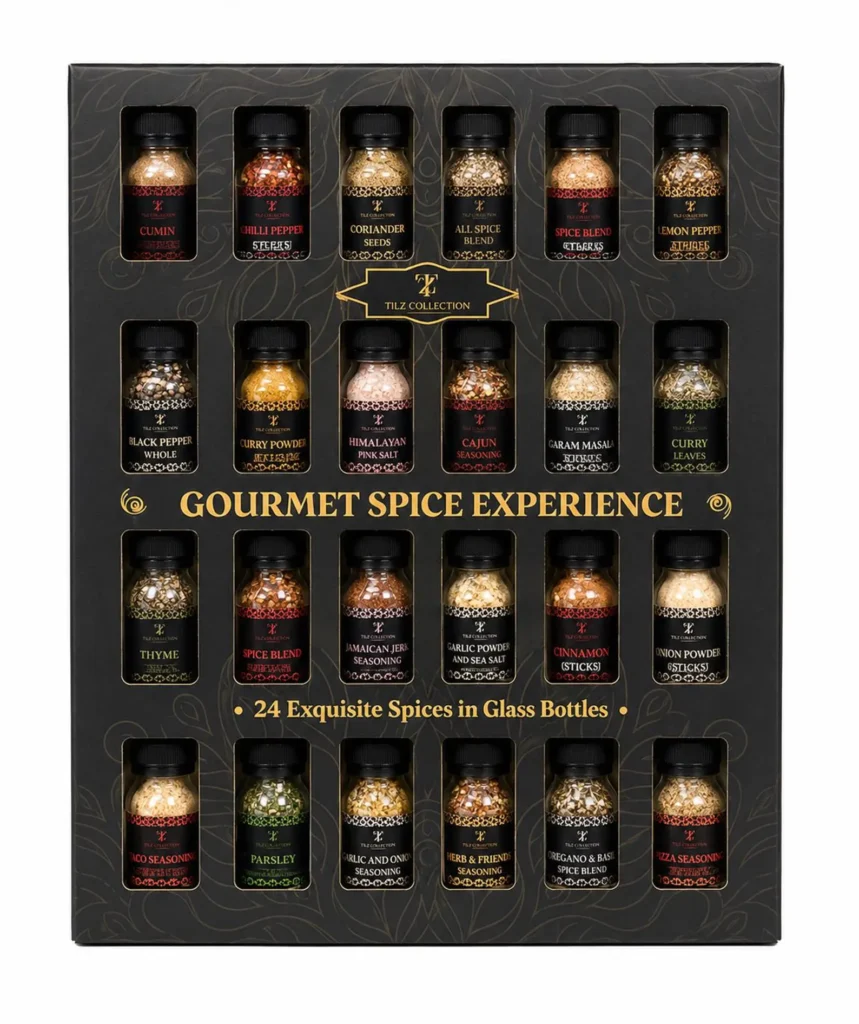 Gourmet Spices Gift Set- 24 All-Purpose Cooking Herbs & Seasonings best christmas gifts for men