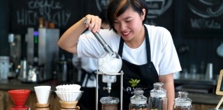 Woman Preparing Ice Cream in Bar - part time evening jobs