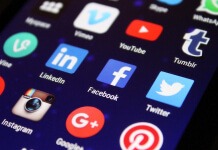 Close-up Photography of Smartphone Icons - social media management jobs