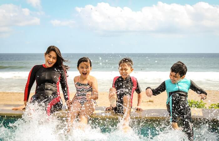 family beach vacation