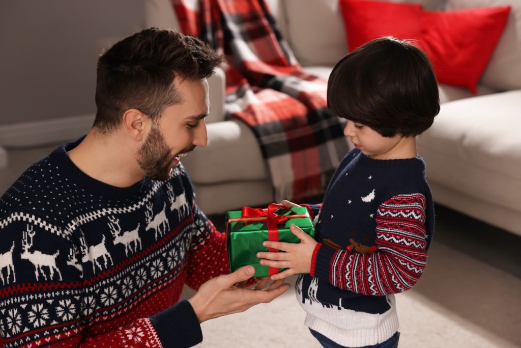 presents dads actually want dad getting gift from son 
