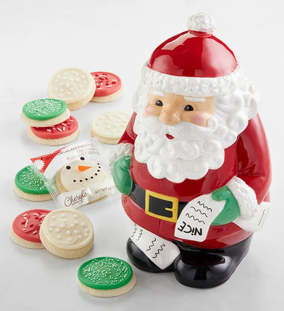cookie jar santa cookies to gift