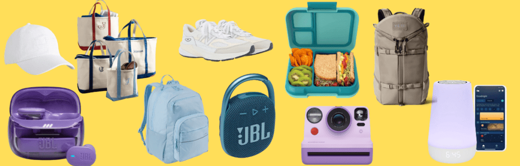 back-to-school must-haves - yellow collage