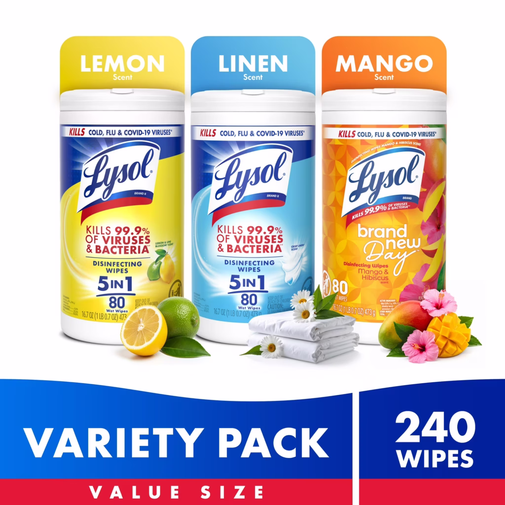 Lysol® Disinfectant Wipes Bundle super bowl party bundle 