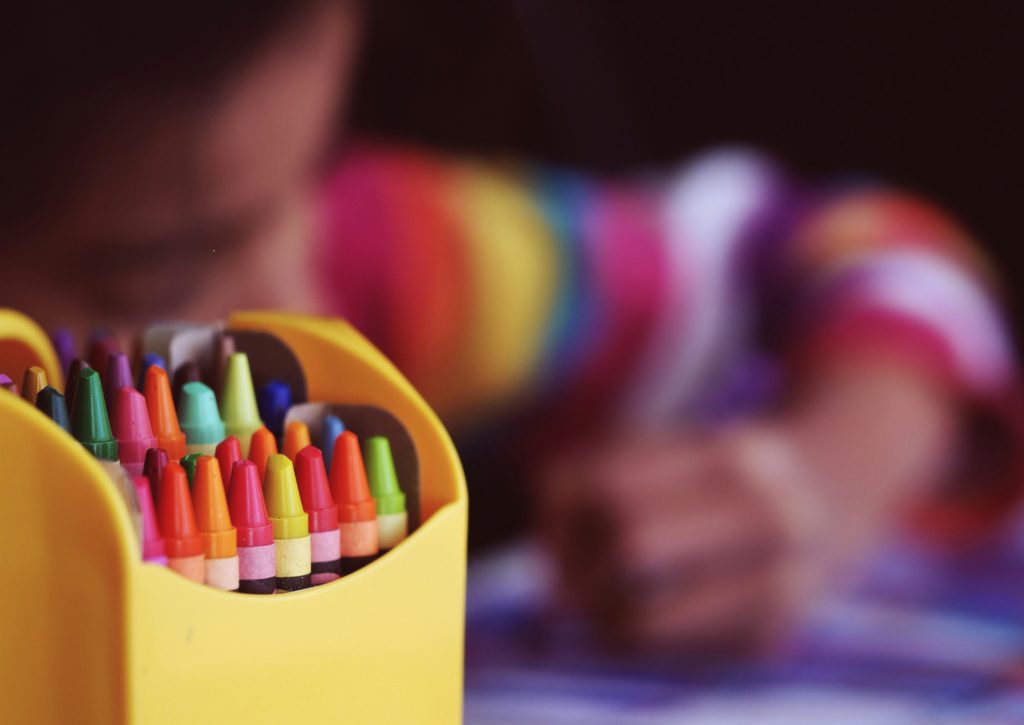 crayons child coloring childcare and school-related tax credits