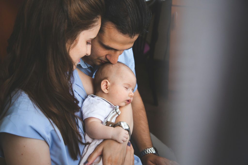 family with baby new dad survival guide