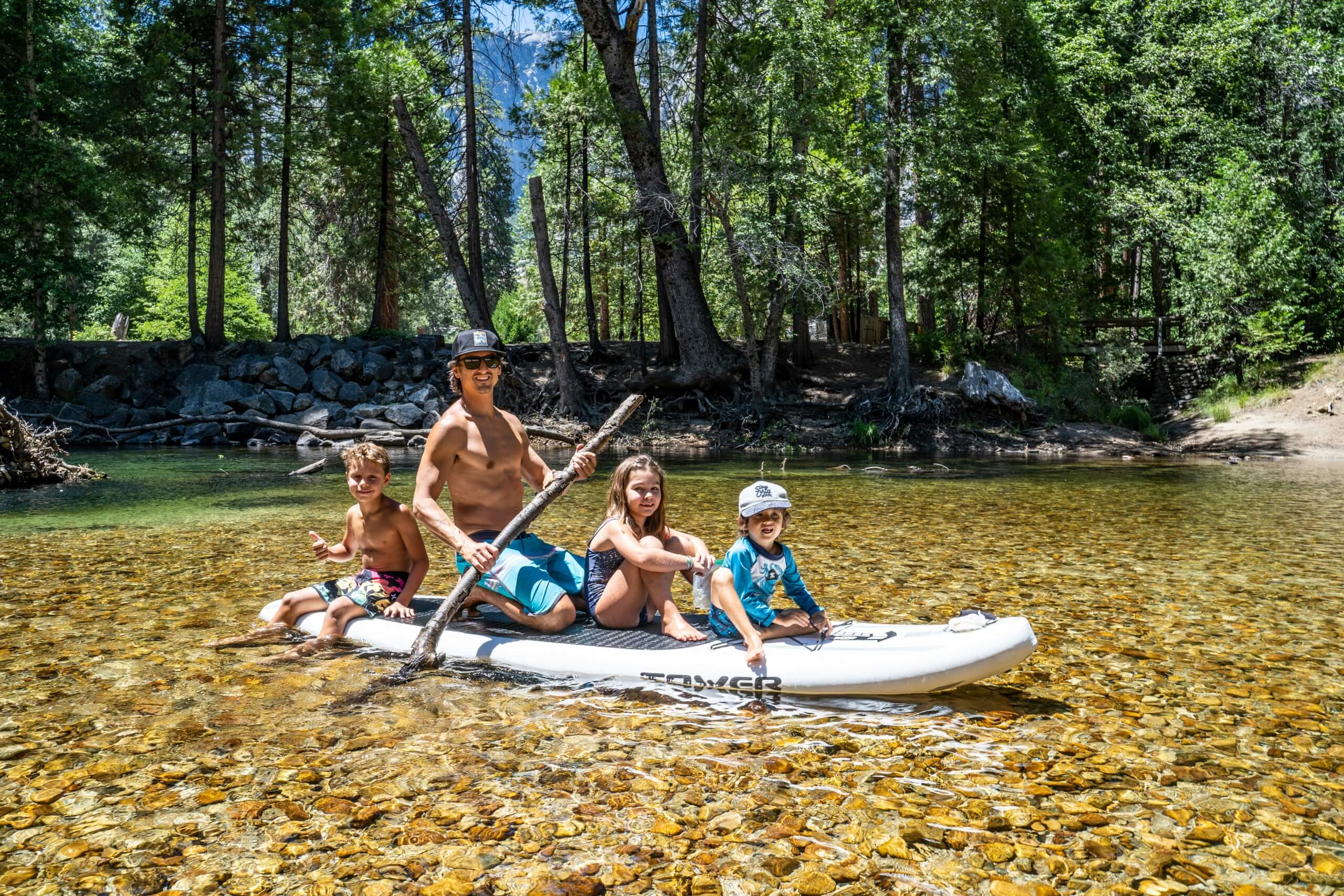 Best Family Spring Break Destinations family on paddle board