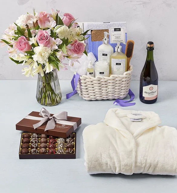 Mother’s Day Luxe Spa Box with Wine