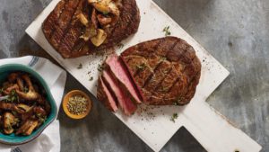 steaks on board